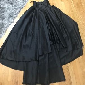 Black High-Low Formal Skirt